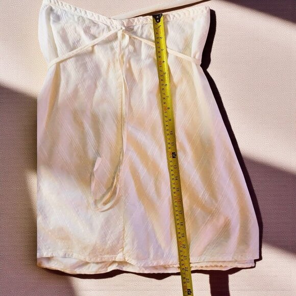 Roxy White Cotton Mini Skirt Size 5 Small – Surf Skate Y2K Festival Boho - Picture 6 of 9